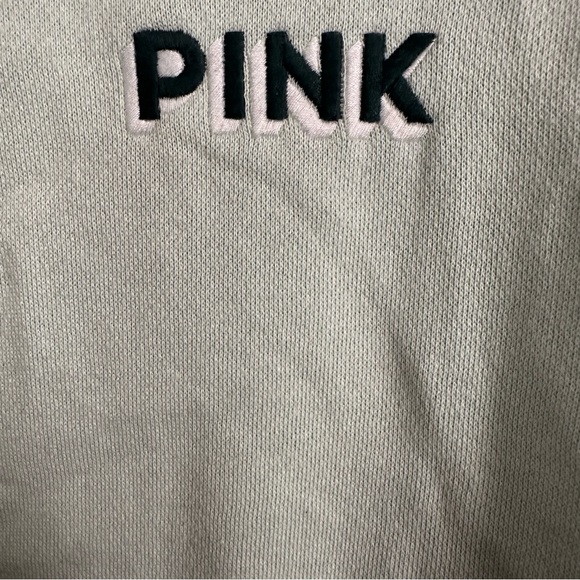 💚 Victoria’s Secret PINK Mint Hoodie – Relaxed Fit Pullover | NWOT - Picture 3 of 4